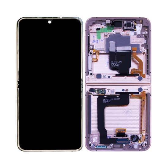 Touch+Display+Frame Samsung Galaxy Z Flip 4 5G 2022/F721 Inner Service Pack Gold Touch+Display+Frame Samsung Galaxy Z Flip 4 5G 2022/F721 Inner Service Pack Gold